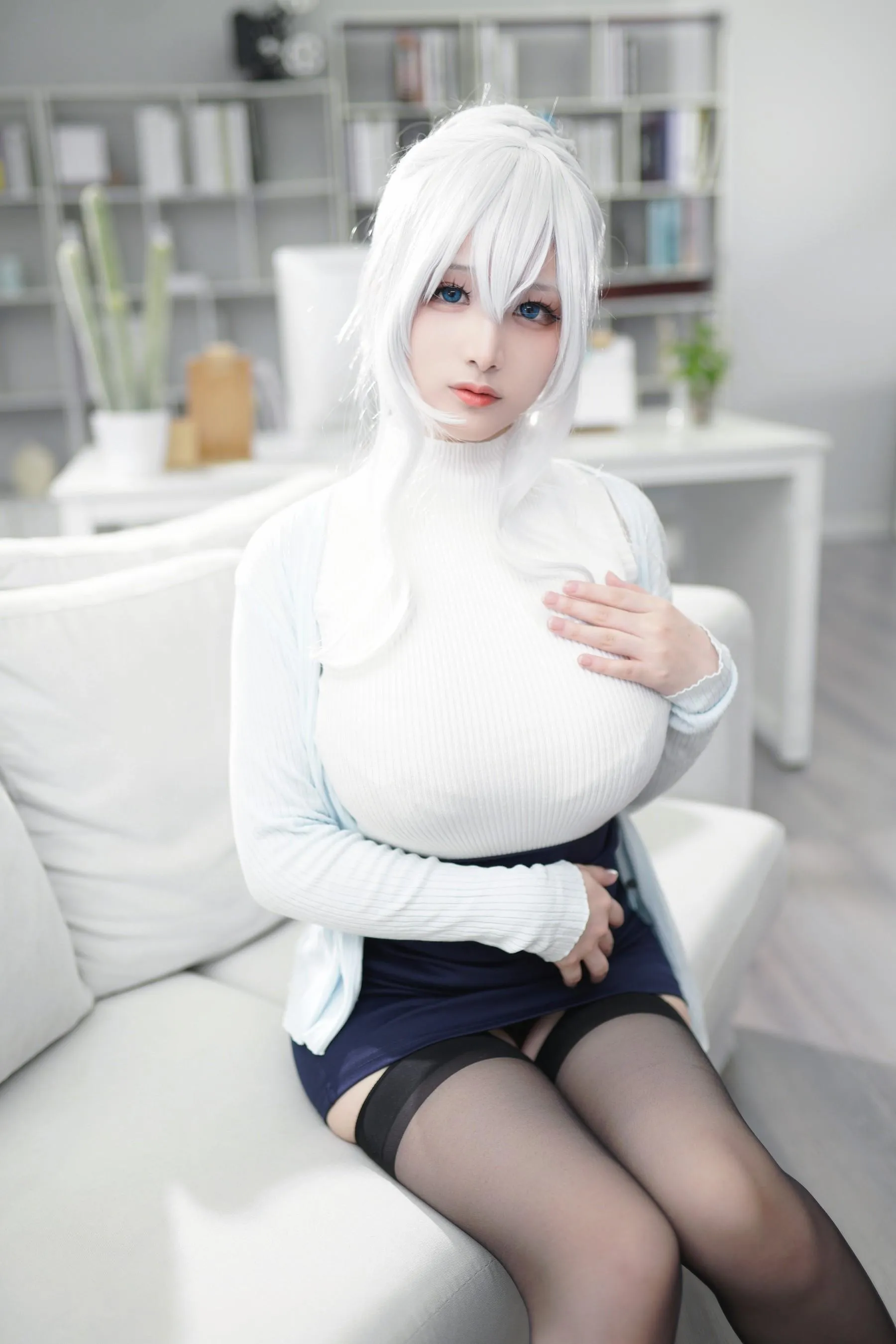 幼愛youmeko – NO.06 未亡人雪女cos [71P]插图5